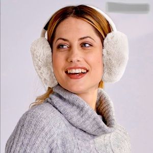 White Fluffy Ear Muffs